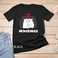 thumbnail image 1 of Sam Soft Hedgehugs Hugging Hedgehog Couple Valentines Day Hadgehog Unisex T-Shirt, 1 of 5