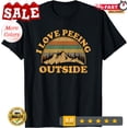 thumbnail image 1 of Sam Soft Hot-I Love Peeing Outside Fun Camping Hiking Unisex T-Shirt Unisex Cotton Tee, Full size S-5XL, 1 of 5