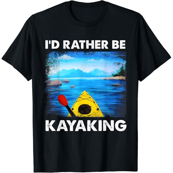 Sam Soft I'D Rather Be At The Lake Kayaking Kanuing Kayak Lovers T-Shirt, Gift For Friend, Full Size S-5Xl
