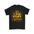 thumbnail image 1 of Sam Soft I Fix Stuff Carpenter Diy Tradesman T-Shirt [100% Co Full Size S-5XL, 1 of 5