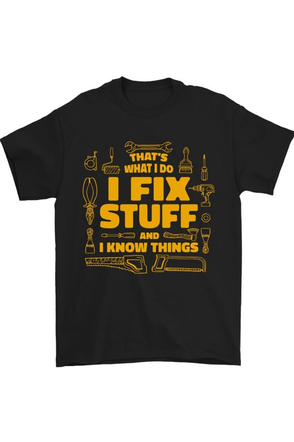 I Fix Stuff Carpenter Diy Tradesman T-Shirt [100% Co Full Size S-5XL