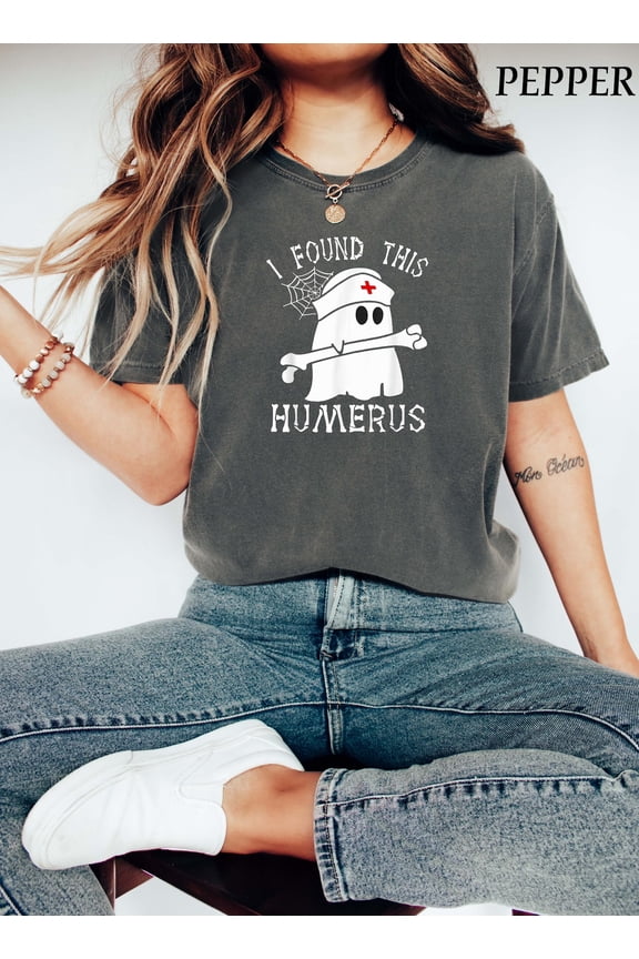 ®I Found This Humerus Shirt Gift For Nurses, Nicu Nurse Shirt, Nursing School Clothing, Nurse Shirt, Spooky Er Nurse All Size S-5XL