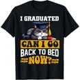 thumbnail image 1 of Sam Soft I Graduated Can I Go Back To Bed Now For Cat lovers T-Shirt, 1 of 5