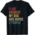 thumbnail image 1 of Sam Soft I Like Archery My Dog & Maybe 3 People Men Women Vintage T-Shirt, Gift For Friend, Full Size S-5Xl, 1 of 5