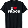 thumbnail image 1 of Sam Soft I Love Frogs T-Shirt All Size S-5XL, 1 of 5