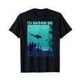thumbnail image 1 of Sam Soft Id Rather Be Scuba Diving T-Shirt Full Size S-5Xl, 1 of 5