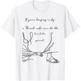 thumbnail image 1 of Sam Soft If You'Re Hanging On By A Thread Christian Bible Verse Christ T-Shirt, 1 of 4