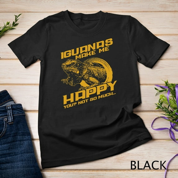 Sam Soft Iguana - Make Me Happy Unisex T-Shirt Unisex Cotton Tee