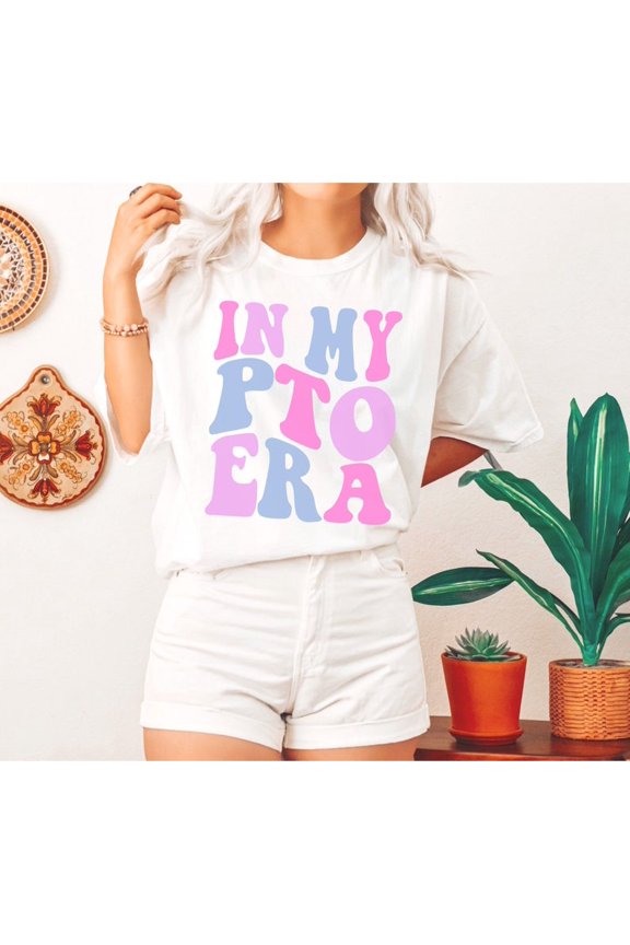 In My PTO Era, Parent Teacher Organization Shirt, PTA School Shirt, Parent Teacher Association Gift, Back to School Shirt,