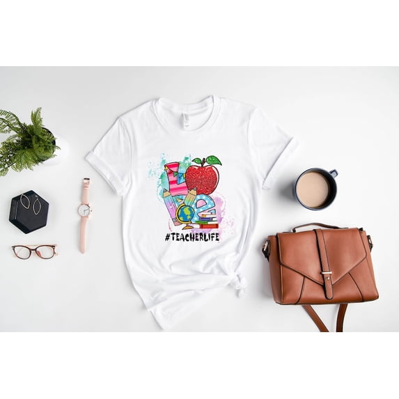 Sam Soft Inspirational Teacher Shirts, Teach Love Inspire Shirt, Back To School Shirt, First Grade Teacher Shirt, Teacher Appreciation Shirt, Teacher