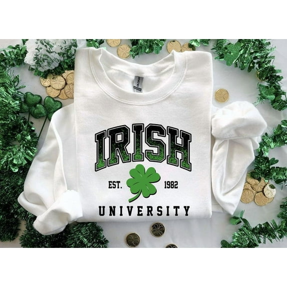 Sam Soft Irish University Sweatshirt, Love St Patrick'S Day Sweatshirt, Cute St Patrick'S Day, Patrick'S Green Sweatshirt, So Luckin' Boujee