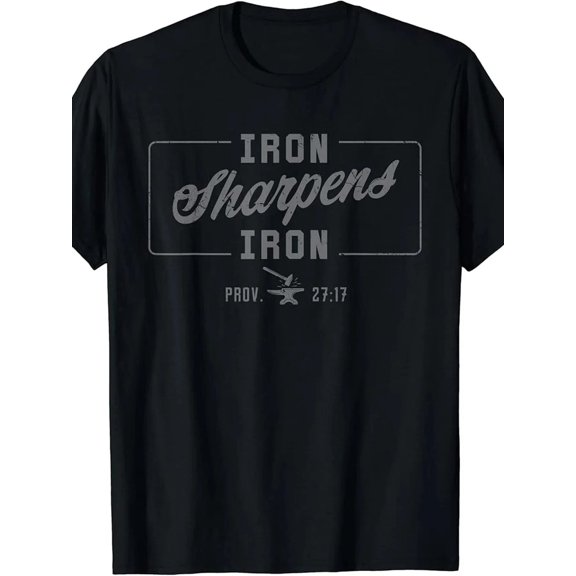 Sam Soft Iron Sharpens Iron Christian T-Shirt Men Women Unisex Unisex Cotton Tee, Full Size S-5XL