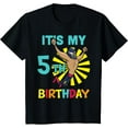 thumbnail image 1 of Sam Soft It'S My 5Th Birthday Wrestling Theme For 5-Year-Old Boy T-Shirt, Gift For Friend, Full Size S-5Xl, 1 of 5
