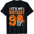 thumbnail image 1 of Sam Soft It's My 9th Birthday Boy Basketball Theme 9 Years Old T-Shirt, 1 of 5