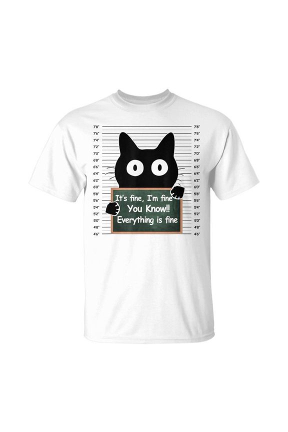 Its Fine Im Know Everything Cat T Shirt Gift For Him Her