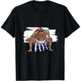 thumbnail image 1 of Sam Soft Japan Flag With Japanese Sumo Wrestler T-Shirt, Gift For Friend, Full Size S-5Xl, 1 of 5