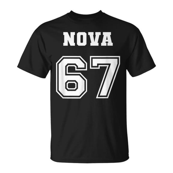 Sam Soft Jersey Style Nova 67 1967 Classic Old School Muscle Car Unisex T Shirt