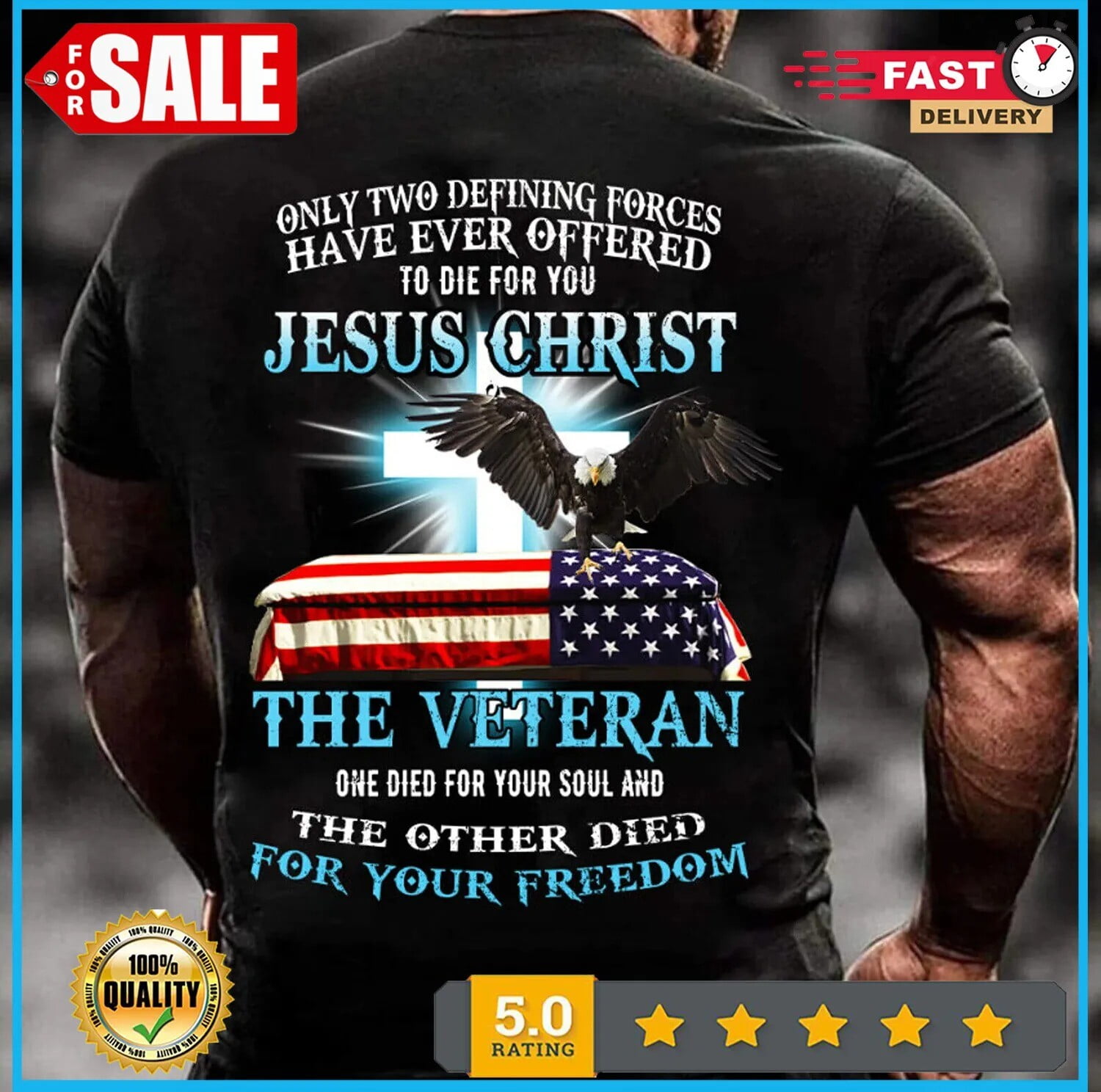 Sam Soft Jesus Christ The Veteran Shirt Only Two Defining Forces Have ...