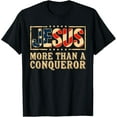 thumbnail image 1 of Sam Soft Jesus More Than A Conqueror T-Shirt Cotton Tee, 1 of 5