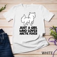 thumbnail image 1 of Sam Soft Just A Girl Who Loves Arctic Foxes T-Shirt Unisex T-Shirt, 1 of 4