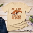 thumbnail image 1 of Sam Soft Just A Girl Who Loves Red Pandas For Girls Designs Unisex T-Shirt, 1 of 4
