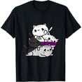 thumbnail image 1 of Sam Soft Kawaii Cat Pile Demisexual Flag T-Shirt, 1 of 5