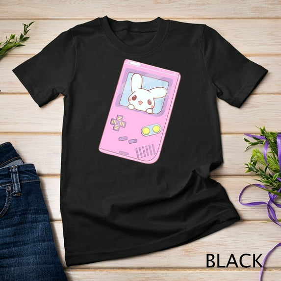 Sam Soft Kawaii Gamer Bunny Rabbit Pastel Cute Rabbit T-Shirt Unisex T-Shirt