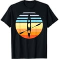 thumbnail image 1 of Sam Soft Kayaking Retro Vintage Sunset T-Shirt, Gift For Friend, Full Size S-5Xl, 1 of 5