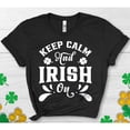 thumbnail image 1 of Sam Soft Keep Calm And Irish On Shirt, St. Patrick's Day Shirt, Cute Irish Shirt, Four Leaf Clover T-Shirt, St. Patrick’s Day Tee For Women & Men, 1 of 2