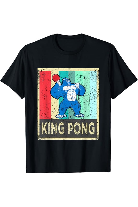 King Pong Shirt Ping Pong Gear Clothes For Men Women T-Shirt Full Size S-5Xl