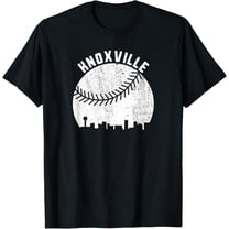 Sam Soft Knoxville Skyline Baseball Fan Vintage Knoxville Tn Baseball T-Shirt Full Size S-5Xl