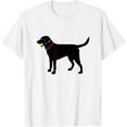 thumbnail image 1 of Sam Soft Labrador Retriever Fetch, Black Lab Play Ball T-Shirt, 1 of 4