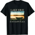 thumbnail image 1 of Sam Soft Lake Erie Lake Life The Lake Is My Happy Place Kayaking T-Shirt, Gift For Friend, Full Size S-5Xl, 1 of 5