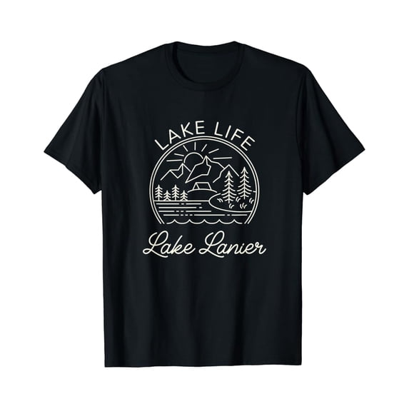 Sam Soft Lake Lanier Lakes Lake Life Vintage Sunset Kayaking Vintage T-Shirt, Gift For Friend, Full Size S-5Xl