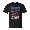 thumbnail image 1 of Sam Soft Legends Were Born In July 2001 18Th Birthday Gift Unisex T Shirt, 1 of 5