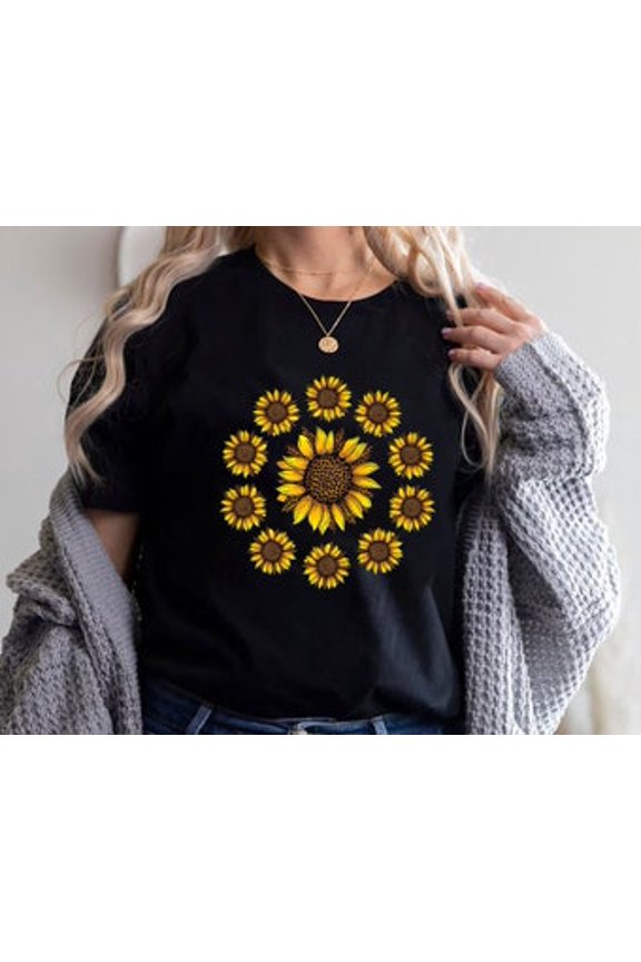 Leopard Sunflower Shirt,Sunflower Shirt, Leopard And Floral Shirt,Leopard Print Tshirt,Floral Shirt,Flower Print Shirt,Botanical Print Shirt