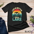 thumbnail image 1 of Sam Soft Life Is Better At The Lake Pontoon Boat Boating Father'S Day Unisex T-Shirt, 1 of 5