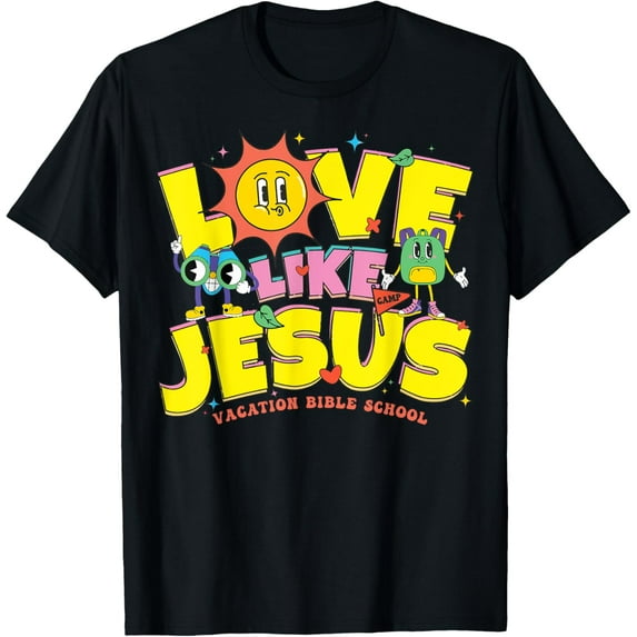 Sam Soft Live It Out Bible School Christian Love Like Christ VBS 2025 T-Shirt