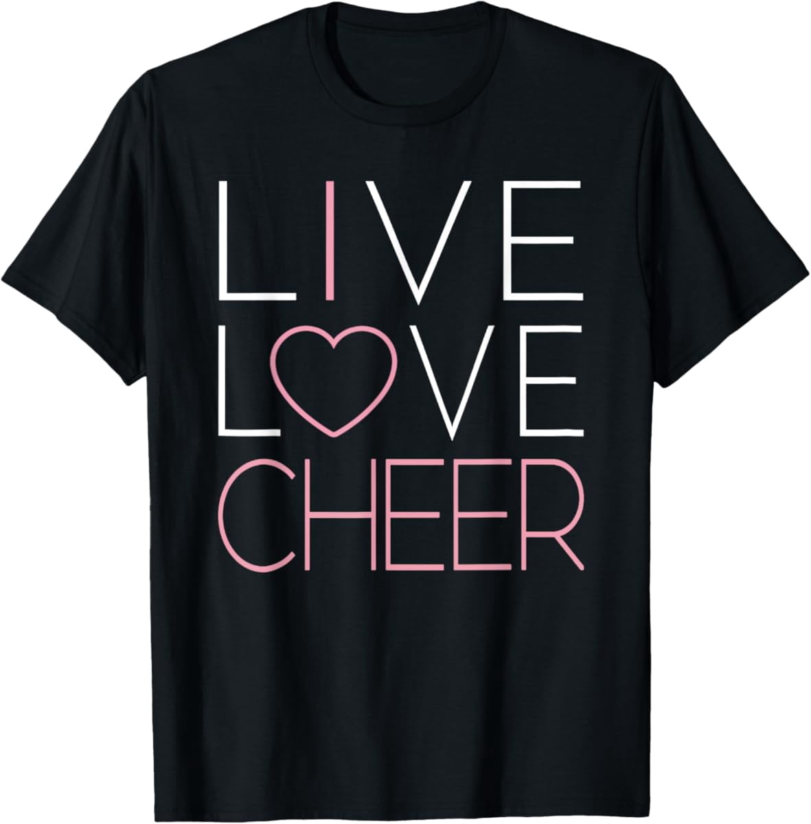Sam Soft Live Love Cheer Girl Cheerleading Squad Cheerleader Team T ...
