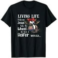 thumbnail image 1 of Sam Soft Living Life Between Christ Take The Wheel I Wish A Heifer T-Shirt, 1 of 5