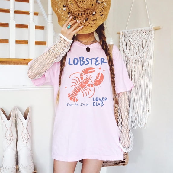 Sam Soft Lobster Tshirt, Lobster Shirt, New England Shirt, Fisherman Aesthetic Tee, Coastal Shirt, Beach Shirt, For Travel Lover All Size S-5XL