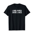 thumbnail image 1 of Sam Soft Loud Pipes Save Lives Car Mechanic Biker Motorcycle T-Shirt Full Size S-5Xl, 1 of 5