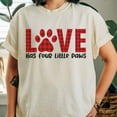 thumbnail image 1 of Sam Soft Love Has Four Paws Shirt Dog Lover Sweater Shirt For Dog Mom Dog Owner Tee Dog Mom Gifts Love Dog Shirt Dog Person TeeFull Size S-5XL, 1 of 4
