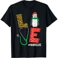 thumbnail image 1 of Sam Soft Love Nurse PJs Penguin Nurses Pajamas Women T-Shirt, 1 of 5