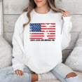 thumbnail image 1 of Sam Soft Loves Christ And America Too Sweatshirt, Memorial Day Usa Sweatshirt, Patriotic Christian 4Th Of July Shirt, Patriotic, 1 of 5