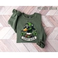 thumbnail image 1 of Sam Soft Lucky Duck St. Patrick Day Shirt, Mallard and Shamrocks TShirt, Shamrock and Duck Printed Paddys Day Shirt, Irish Day Sweatshirt, 1 of 5