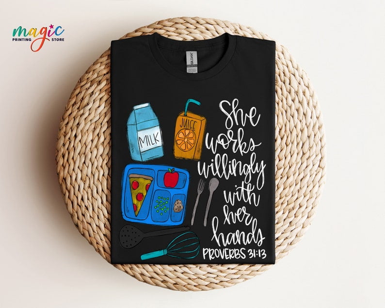 Sam Soft Lunch Lady Shirt, Cafeteria Worker T-shirt, Cafeteria Squad ...