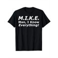 thumbnail image 1 of Sam Soft MIKE: I Know Everything T-Shirt Men Women Unisex Unisex Cotton Tee, Full Size S-5XL, 1 of 5