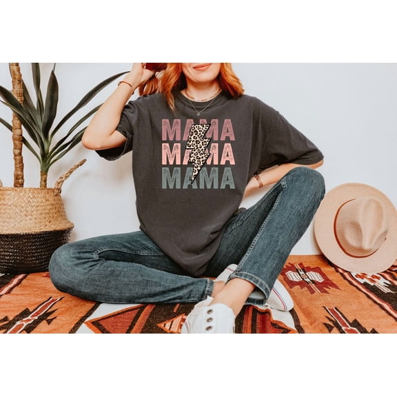 Sam Soft Mama Shirt, Oversized Mama T-shirt, Retro Boho Mama Shirt, Gift for Mom, Baby Shower Gift, Mom Shirt All Size S-5XL