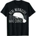 thumbnail image 1 of Sam Soft Manatee I Real Mermaids Have Curves I Chubby Manatee T-Shirt, 1 of 5